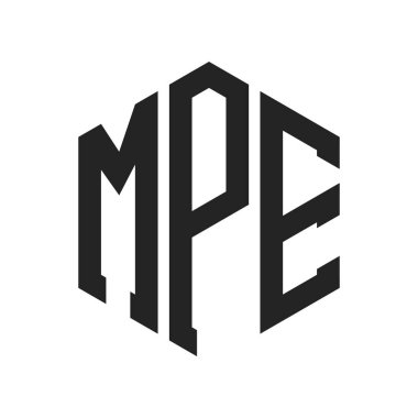 MPE Logo Tasarımı. Altıgen şekil kullanan ilk Harf MPE Monogram Logosu