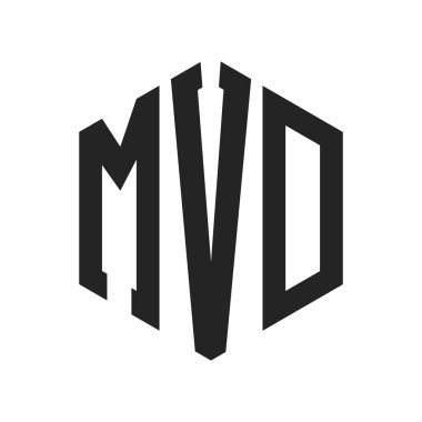 MVD Logo Tasarımı. Altıgen şekil kullanan ilk Harf MVD Monogram Logosu