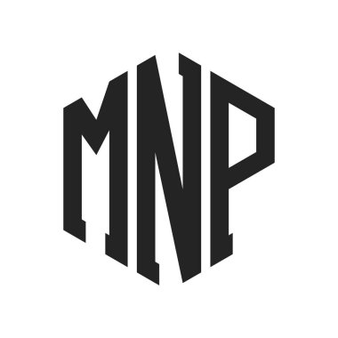 MNP Logo Tasarımı. Altıgen şekil kullanan ilk Harf MNP Monogram Logosu