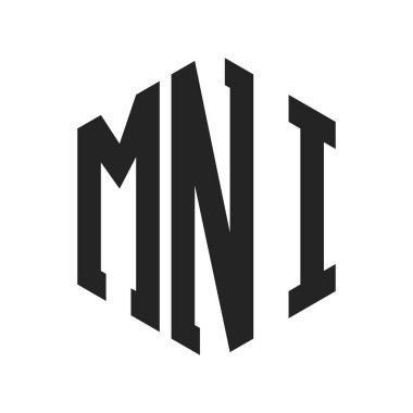 MNI Logo Tasarımı. Altıgen şekil kullanan ilk Harf MNI Monogram Logosu