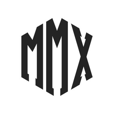 MMX Logo Tasarımı. Altıgen şekil kullanan ilk Harf MMX Monogram Logosu