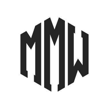 MMW Logo Tasarımı. Altıgen şekil kullanan ilk Harf MMW Monogram Logosu