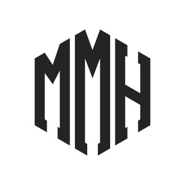 MMH Logo Tasarımı. Altıgen şekil kullanan ilk Harf MMH Monogram Logosu