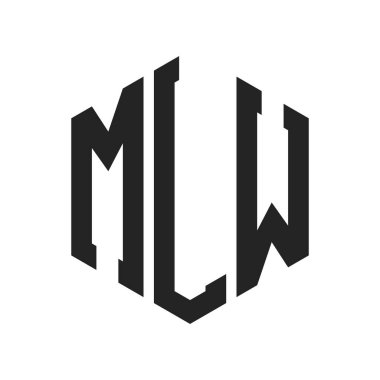 MLW Logo Tasarımı. Altıgen şekil kullanan ilk Harf MLW Monogram Logosu