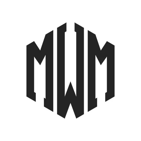 stock vector MWM Logo Design. Initial Letter MWM Monogram Logo using Hexagon shape