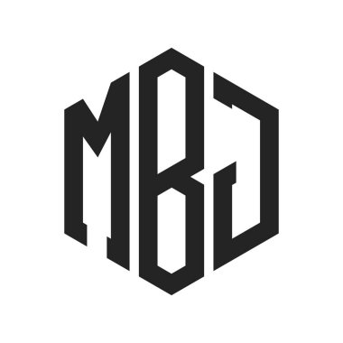 MBJ Logo Tasarımı. Altıgen şekil kullanan ilk Harf MBJ Monogram Logosu
