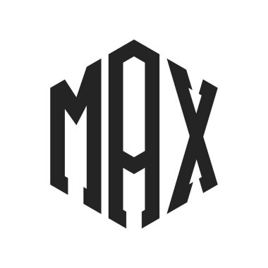 MAX Logo Tasarımı. Altıgen şekil kullanan ilk Harf MAX Monogram Logosu