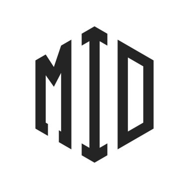 MID Logo Tasarımı. Altıgen şekil kullanan ilk Harf MID Monogram Logosu