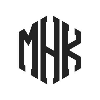 MHK Logo Tasarımı. Altıgen şekil kullanan ilk Harf MHK Monogram Logosu