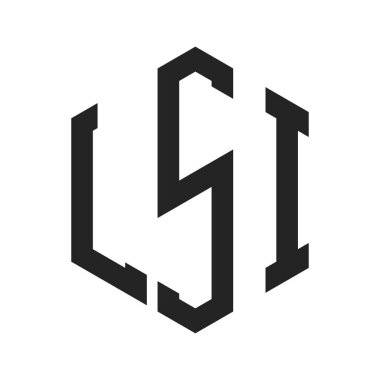 LSI Logo Tasarımı. Altıgen şekil kullanan ilk Harf LSI Monogram Logosu