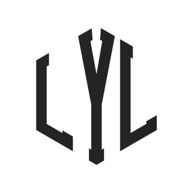 LYL Logo Tasarımı. Altıgen şekil kullanan ilk Harf LYL Monogram Logosu