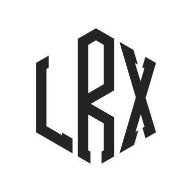 LRX Logo Tasarımı. Altıgen şekil kullanan ilk Harf LRX Monogram Logosu