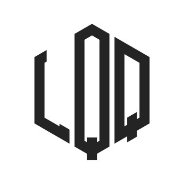 LQQ Logo Tasarımı. Altıgen şekil kullanan ilk Harf LQQ Monogram Logosu