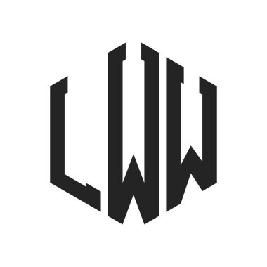 LWW Logo Tasarımı. Altıgen şekil kullanan ilk Harf LWW Monogram Logosu