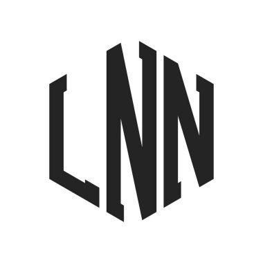 LNN Logo Tasarımı. Altıgen şekil kullanan ilk Harf LNN Monogram Logosu