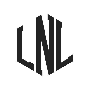 LNL Logo Tasarımı. Altıgen şekil kullanan ilk Harf LNL Monogram Logosu