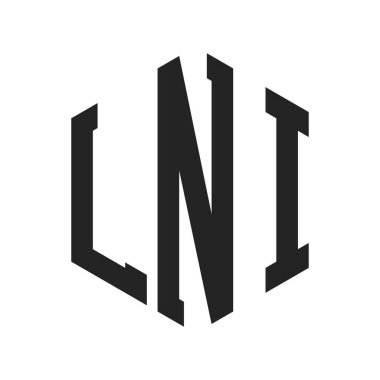 LNI Logo Tasarımı. Altıgen şekil kullanan ilk Harf LNI Monogram Logosu
