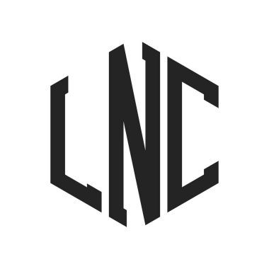 LNC Logo Tasarımı. Altıgen şekil kullanan ilk Harf LNC Monogram Logosu