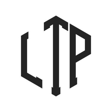 LTP Logo Design. Initial Letter LTP Monogram Logo using Hexagon shape clipart