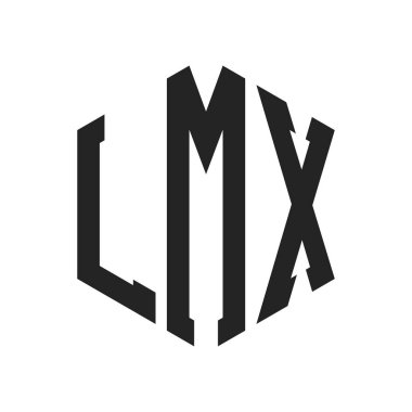LMX Logo Tasarımı. Altıgen şekil kullanan ilk Harf LMX Monogram Logosu