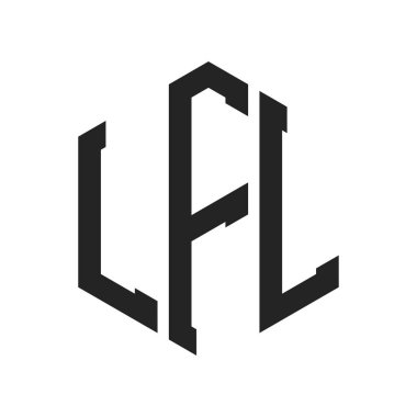 LFL Logo Tasarımı. Altıgen şekil kullanan ilk Harf LFL Monogram Logosu