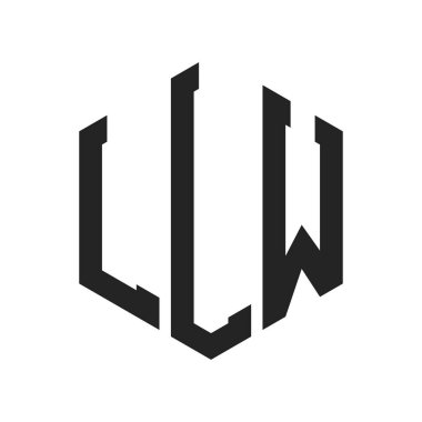 LLW Logo Tasarımı. Altıgen şekil kullanan ilk Harf LLW Monogram Logosu