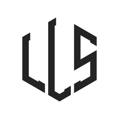 LLS Logo Tasarımı. Altıgen şekil kullanan ilk Harf LLS Monogram Logosu
