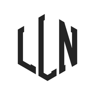 LLN Logo Tasarımı. Altıgen şekil kullanan ilk Harf LLN Monogram Logosu