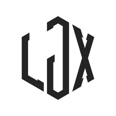 LJX Logo Tasarımı. Altıgen şekil kullanan ilk Harf LJX Monogram Logosu
