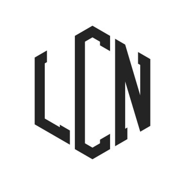 LCN Logo Tasarımı. Altıgen şekil kullanan ilk Harf LCN Monogram Logosu