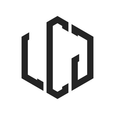 LCJ Logo Tasarımı. Altıgen şekil kullanan ilk Harf LCJ Monogram Logosu