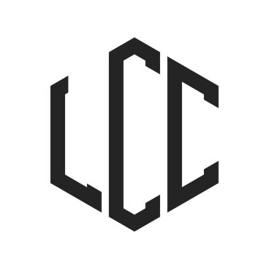 LCC Logo Tasarımı. Altıgen şekil kullanan ilk Harf LCC Monogram Logosu