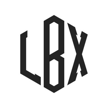 LBX Logo Tasarımı. Altıgen şekil kullanan ilk Harf LBX Monogram Logosu