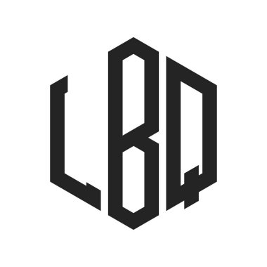 LBQ Logo Tasarımı. Altıgen şekil kullanan ilk Harf LBQ Monogram Logosu