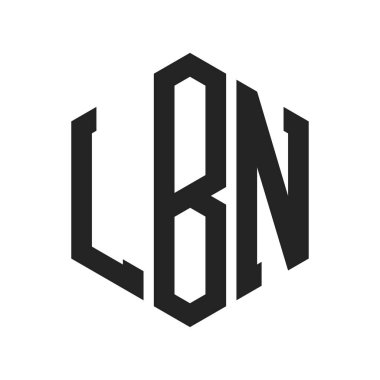 LBN Logo Tasarımı. Altıgen şekil kullanan ilk Harf LBN Monogram Logosu