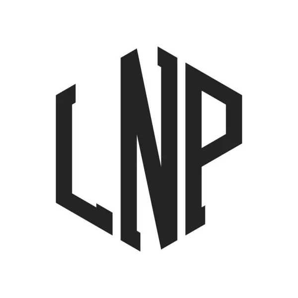 stock vector LNP Logo Design. Initial Letter LNP Monogram Logo using Hexagon shape