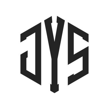 JYS Logo Tasarımı. Altıgen şekil kullanan ilk Harf JYS Monogram Logosu