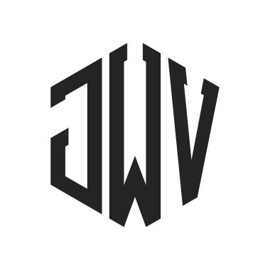 JWV Logo Tasarımı. Hexagon şekli kullanan ilk Harf JWV Monogram Logosu