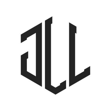 JLL Logo Tasarımı. Altıgen şekil kullanan ilk Harf JLL Monogram Logosu