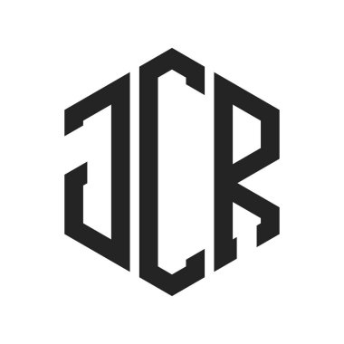 JCR Logo Tasarımı. Altıgen şekil kullanan ilk Harf JCR Monogram Logosu