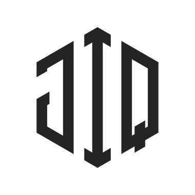 JIQ Logo Tasarımı. Altıgen şekil kullanan ilk Harf JIQ Monogram Logosu