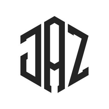 JAZ Logo Tasarımı. Altıgen şekil kullanan ilk Harf JAZ Monogram Logosu