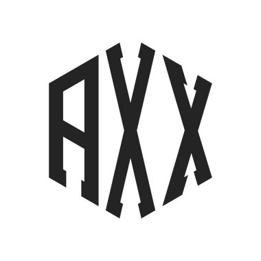 AXX Logo Tasarımı. Altıgen şekil kullanan ilk Harf AXX Monogram Logosu