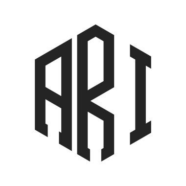 ARI Logo Tasarımı. Altıgen şekil kullanan ilk Harf ARI Monogram Logosu