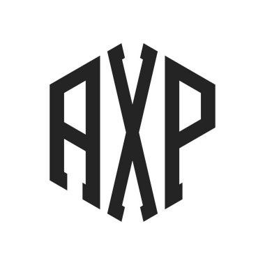 AXP Logo Tasarımı. Altıgen şekil kullanan ilk Harf AXP Monogram Logosu