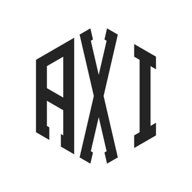 AXI Logo Tasarımı. Altıgen şekil kullanan ilk Harf AXI Monogram Logosu