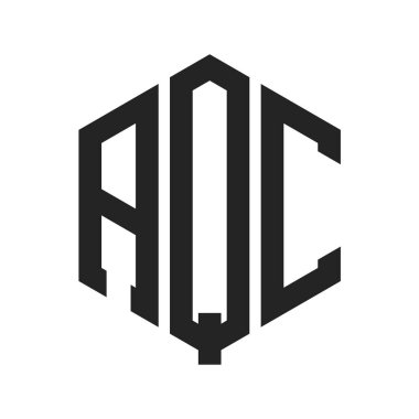 AQC Logo Tasarımı. Altıgen şekil kullanan ilk Harf AQC Monogram Logosu