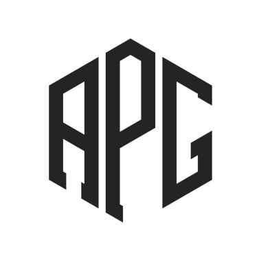 APG Logo Tasarımı. Altıgen şekil kullanan ilk Harf APG Monogram Logosu