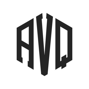 AVQ Logo Tasarımı. Altıgen şekil kullanan ilk Harf AVQ Monogram Logosu