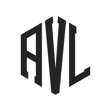 AVL Logo Tasarımı. Altıgen şekil kullanan ilk Harf AVL Monogram Logosu